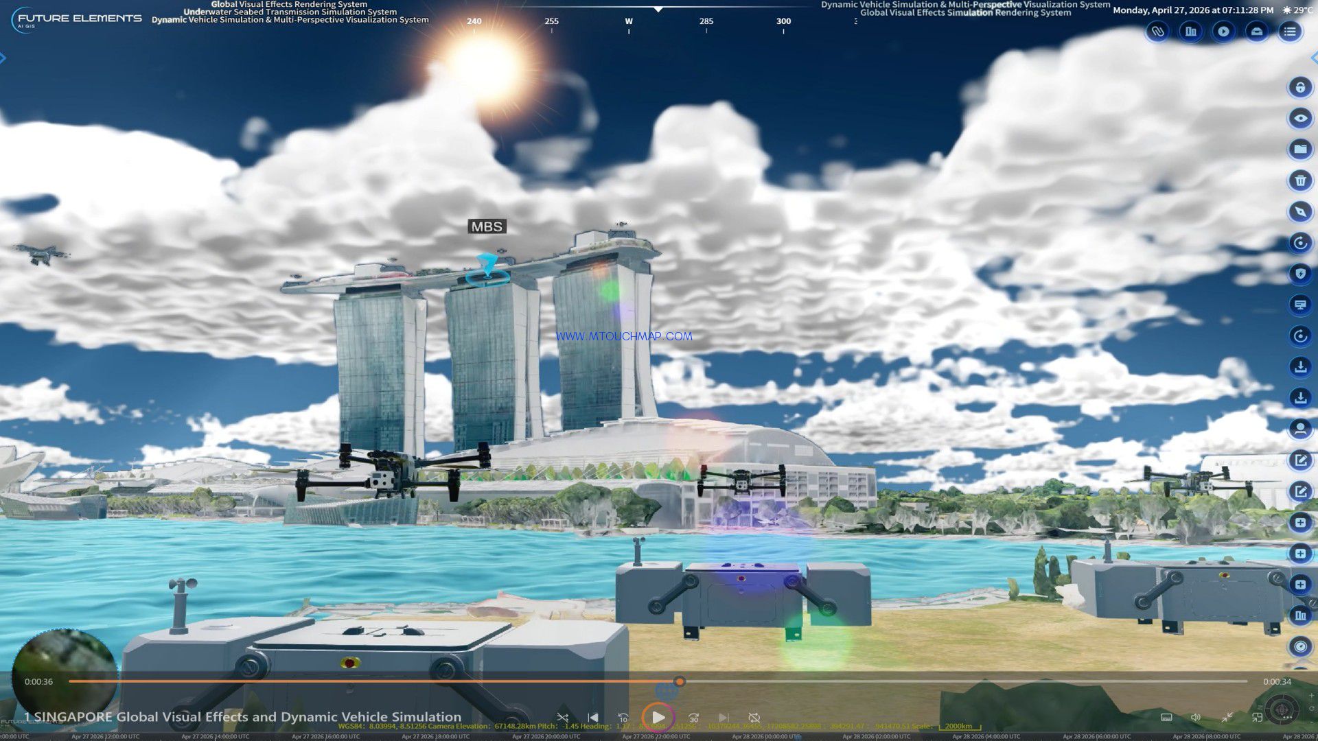 Dynamic Vehicle Simulation & Multi-Perspective Visualization System