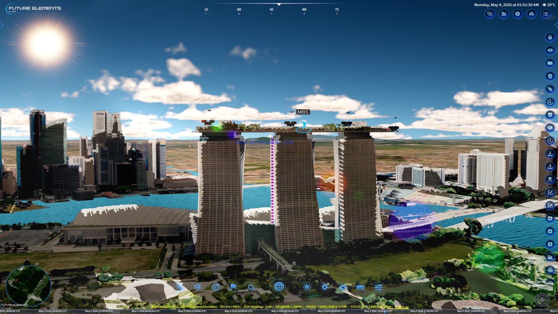 24 Hours of Shadow: A GIS Time‑Lapse of Marina Bay & Singapore’s CBD