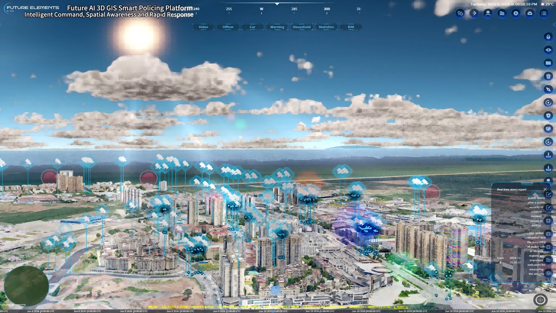  AI 3D GIS Smart Policing Platform Intelligent Command, Spatial Awareness and Rapid Response